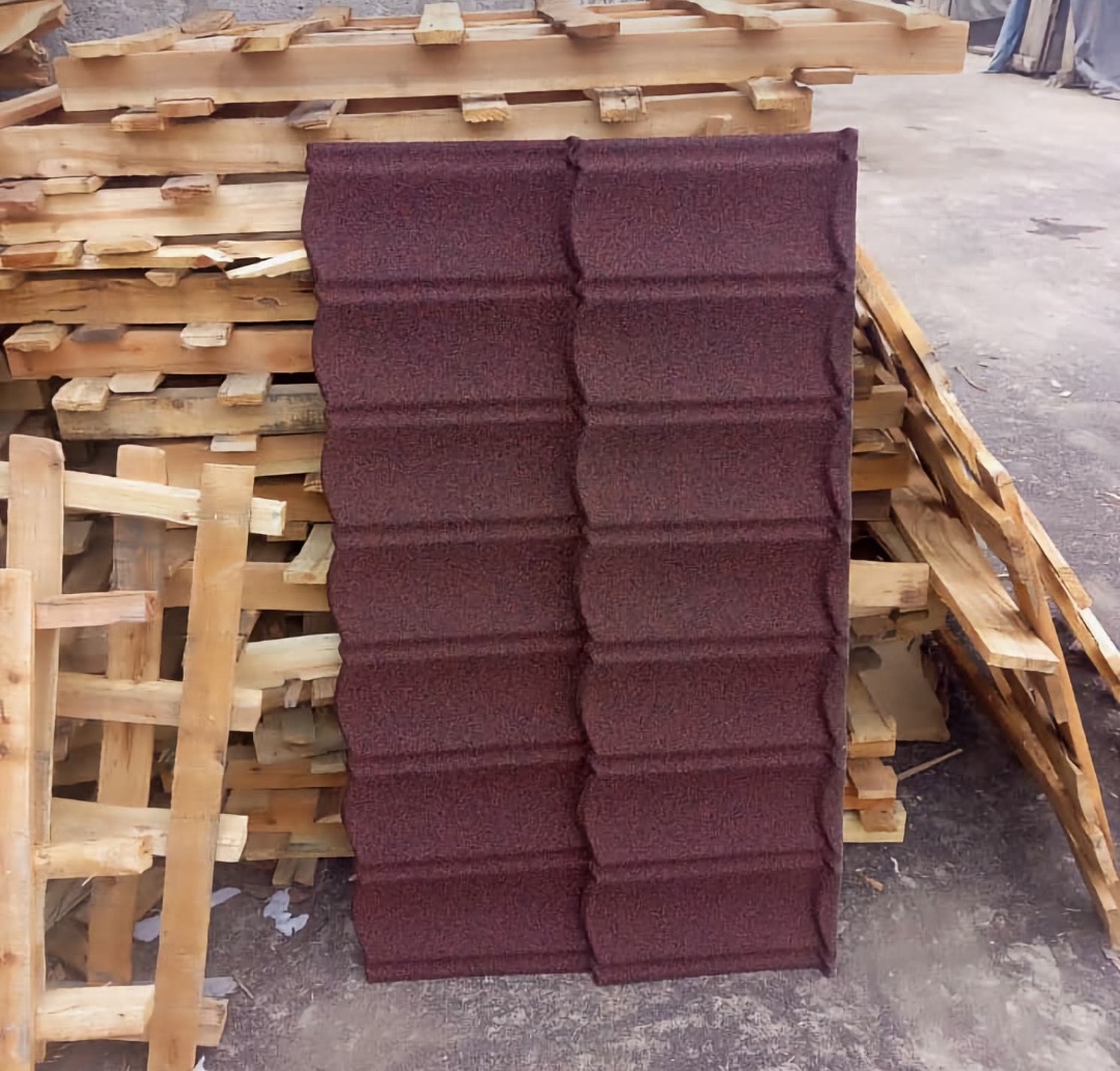 Brown Bond Stone Coated Roof Tile